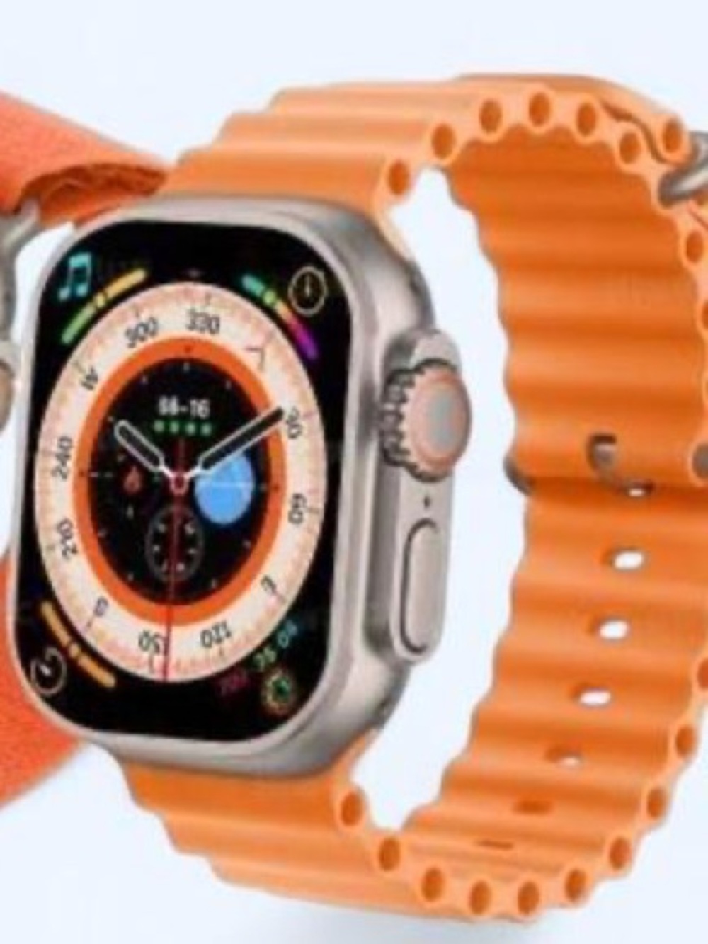 Orange Silicone Smartwatch